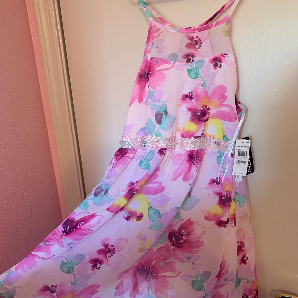 Light floral dress